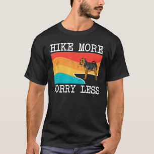 Hike More Worry Less Welsh Terrier Graphic Hiking T-Shirt
