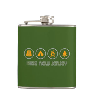 Hike New Jersey Hip Flask
