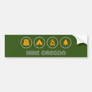 Hike Oregon Bumper Sticker