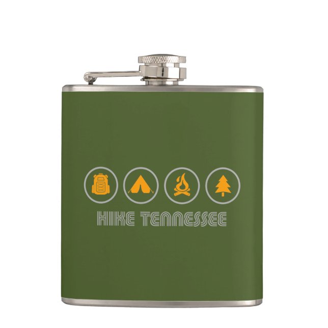 Hike Tennessee Hip Flask (Front)