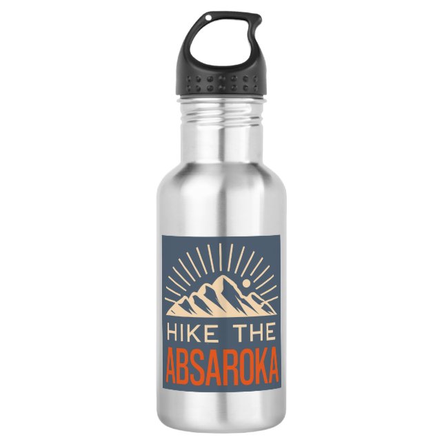 Hike The Absaroka Mountains Sunburst 532 Ml Water Bottle (Front)