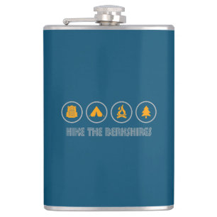 Hike The Berkshires Massachusetts Hip Flask