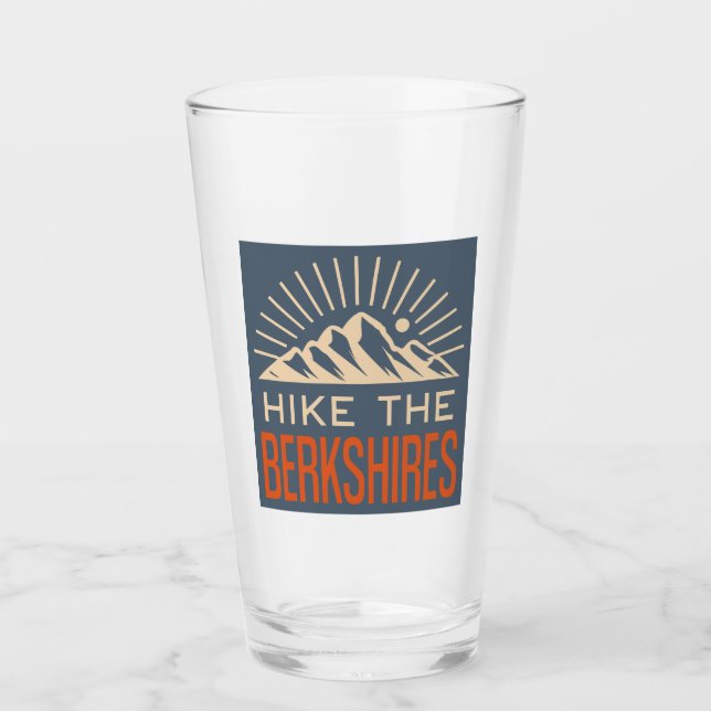 Hike The Berkshires Massachusetts Sunburst Glass (Front)