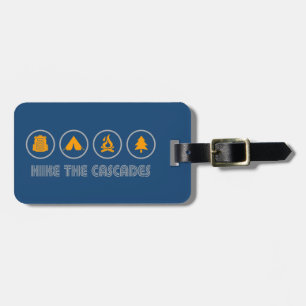 Hike The Cascades Luggage Tag