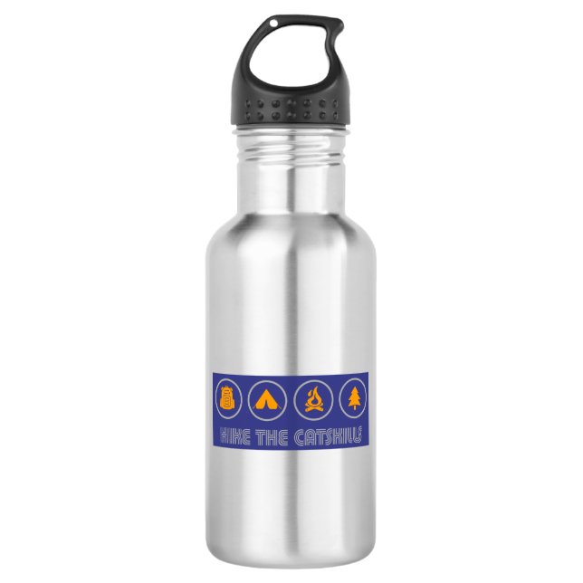 Hike The Catskills New York 532 Ml Water Bottle (Front)