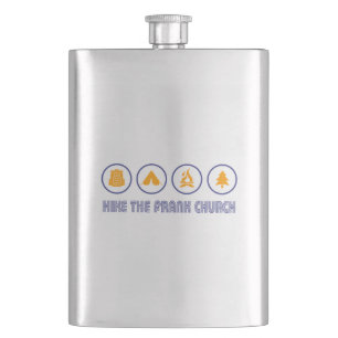 Hike The Frank Church Wilderness Idaho Hip Flask
