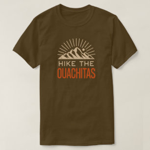 Hike The Ouachita Mountains Arkansas Sunburst T-Shirt