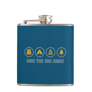 Hike The San Juan Mountains Colorado Hip Flask