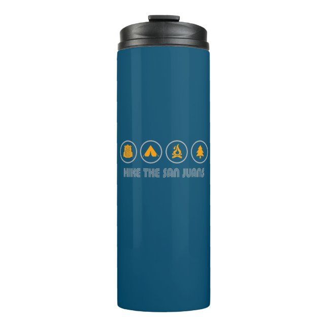 Hike The San Juan Mountains Colorado Thermal Tumbler (Front)