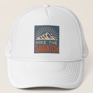 Hike The Sawatch Range Sunburst Trucker Hat