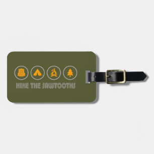Hike The Sawtooths Idaho Luggage Tag
