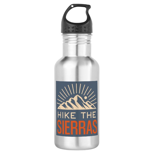 Hike The Sierras California Sunburst 532 Ml Water Bottle (Front)