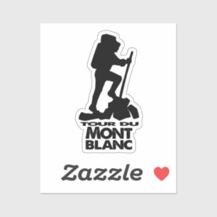 Hike Tour du Mont Blanc Sticker