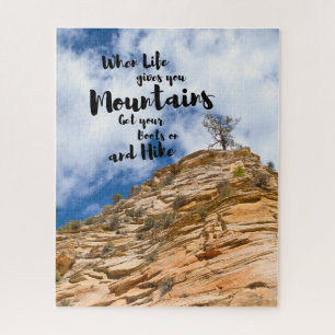Hike Up A Mountain Jigsaw Puzzle