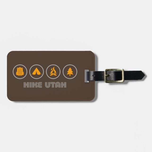 Hike Utah Luggage Tag (Front Horizontal)