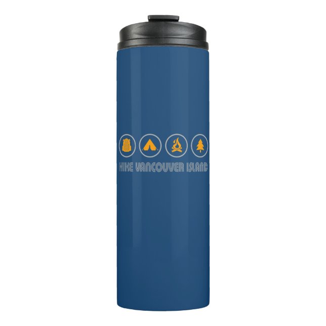 Hike Vancouver Island British Columbia Thermal Tumbler (Front)