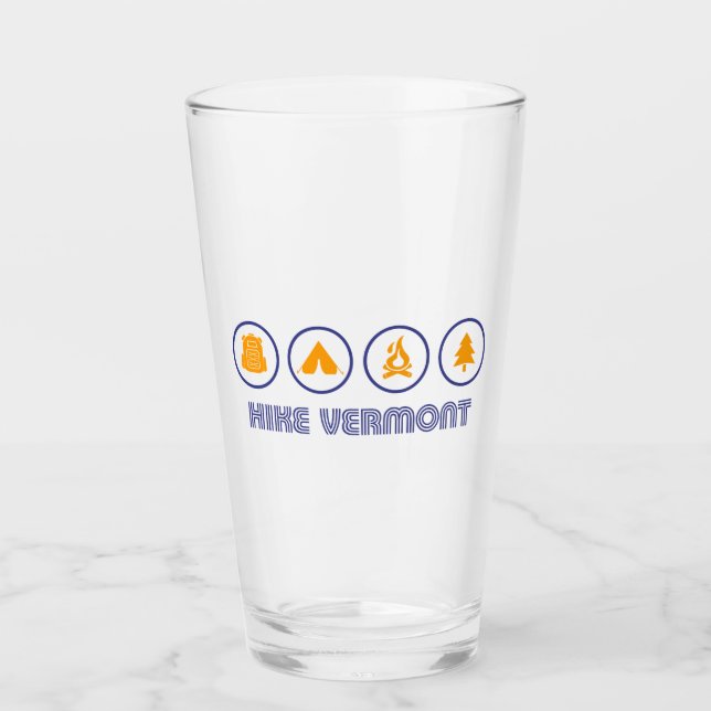 Hike Vermont Glass (Front)