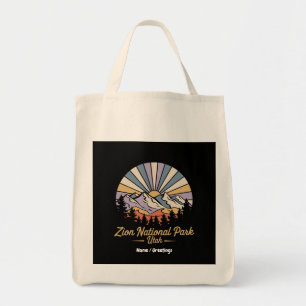 Hike Zion National Park Utah Explore Scenic Trails Tote Bag