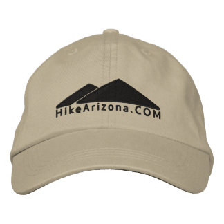 HikeArizona.COM - Black Embroidered Baseball Cap