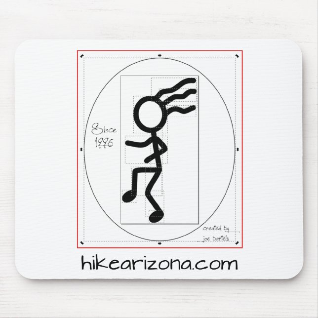 HikeArizona.COM - Since 1996 Mousepad (Front)