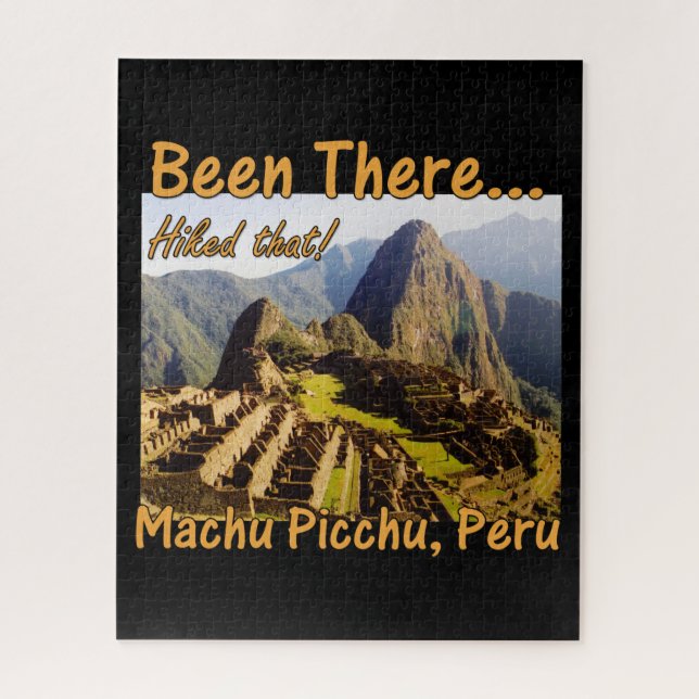 Hiked the Inca Trail - Machu Picchu Jigsaw Puzzle (Vertical)