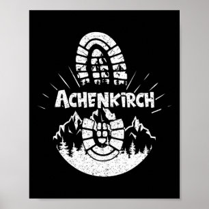 Hiker Achenkirch Tyrol Austria Vacation Poster