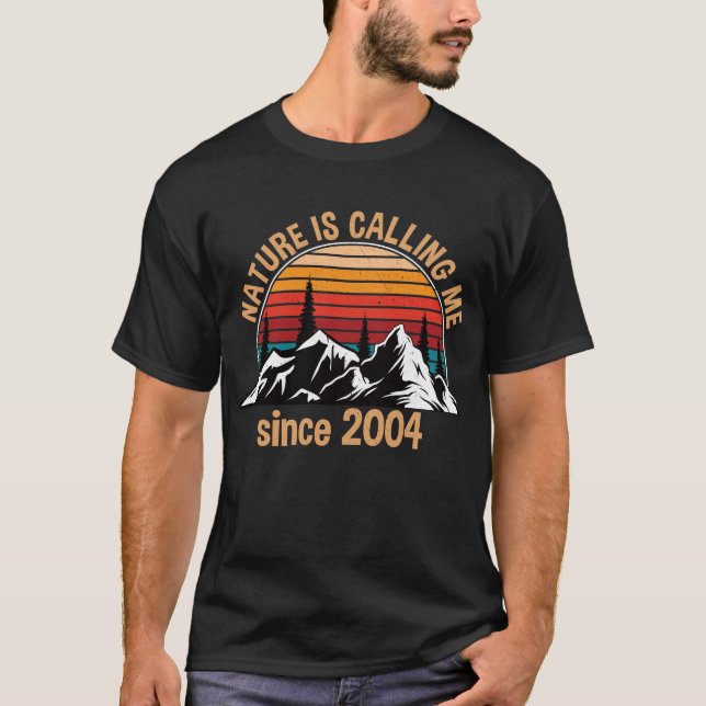 Hiker Birthday Gift 2004 T-Shirt (Front)