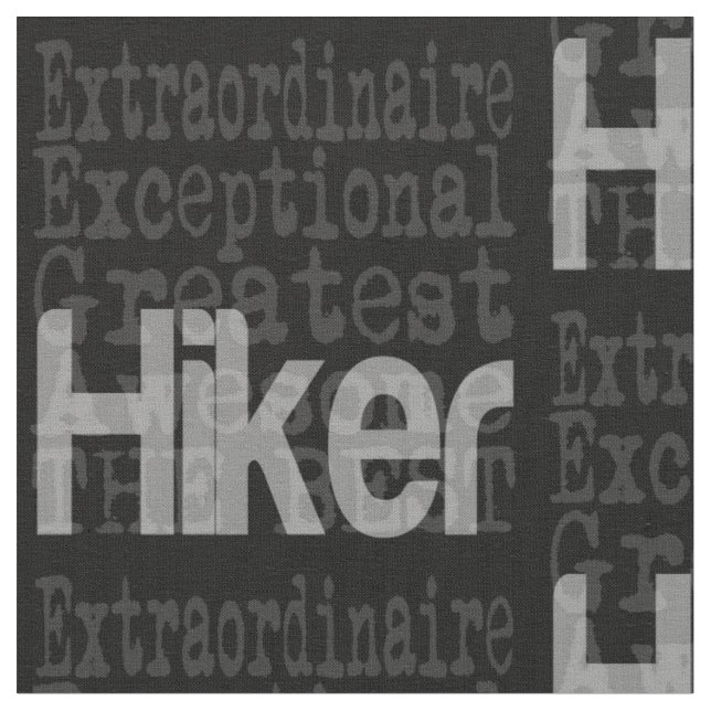 Hiker Extraordinaire Fabric (Close Up)