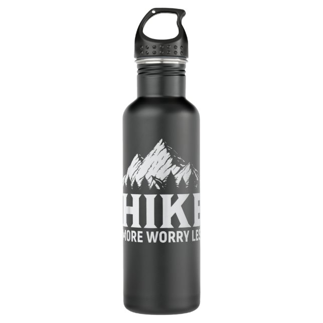 Hiker Funny Quote Hike Lover Humour Hiking Sayings 710 Ml Water Bottle (Front)