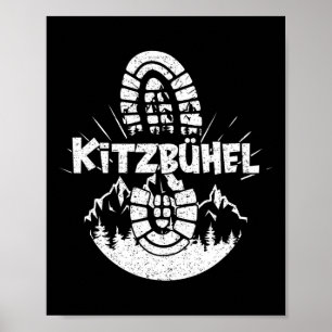 Hiker Kitzbühel Tyrol Austria Vacation Poster