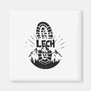 Hiker Lech Vorarlberg Austria Vacation Magnet
