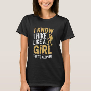 Hiker Mountains Lover Backpacking Camping Hiking T-Shirt