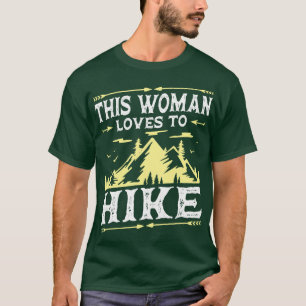 Hiker Mum Mountains Nature Outr Adventure T-Shirt