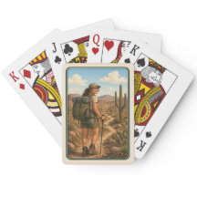 Hiker Playing Cards Female no text