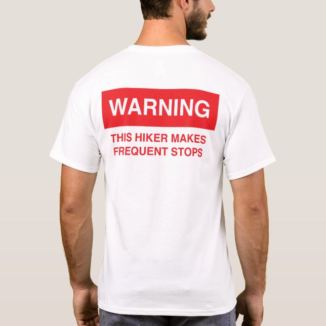 Hiker Stops T-Shirt (Back)
