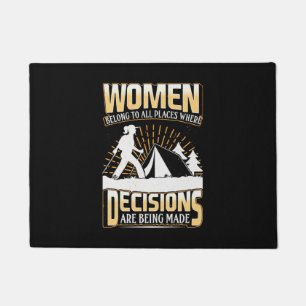 Hiker Women Belong To All Places Doormat