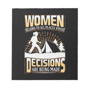Hiker Women Belong To All Places Notepad