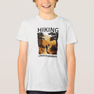 Hiking: A Path To Serenity Tri-Blend Shirt