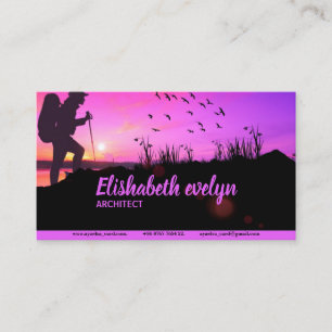 Hiking Adventure Business Card