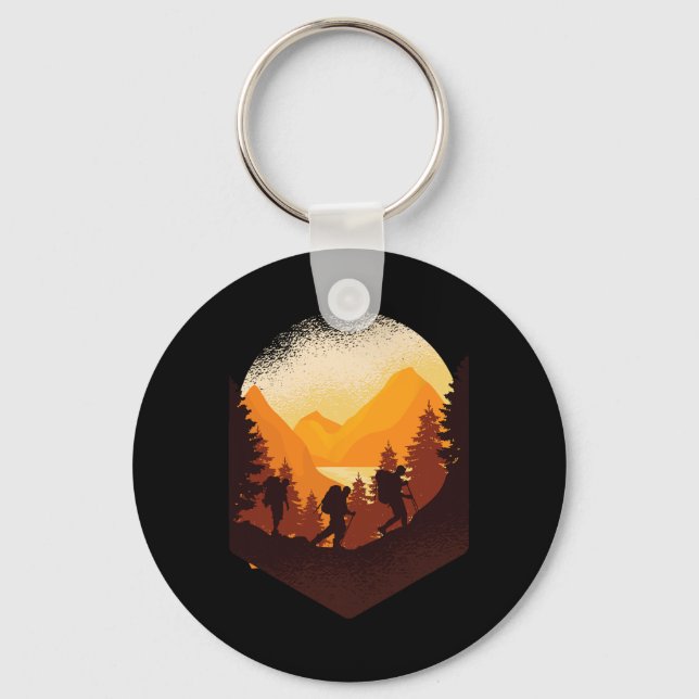 Hiking Adventure Nature 1  Key Ring (Front)