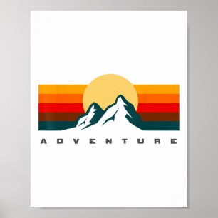 Hiking Apparel - Outdoor Camping Backpacking Hikin Poster