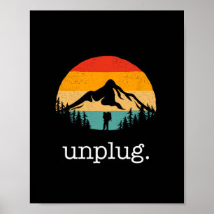Hiking Apparel - Outdoor Camping Backpacking Hikin Poster