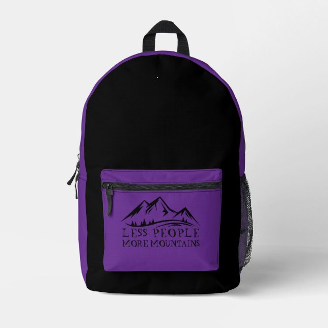 Hiking Backpack Modern Mountain Style (Front)