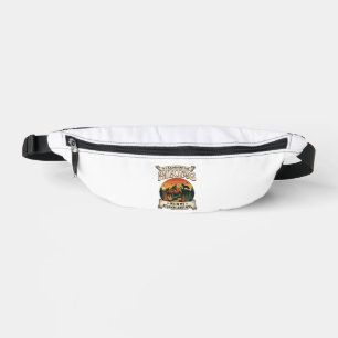 Hiking Belgian Laekenois Dog Mountain Sunset Fores Bum Bags