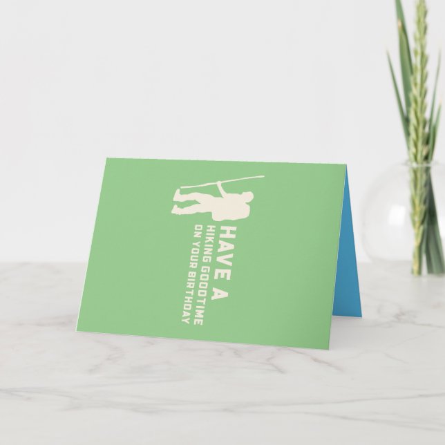 hiking birthday card (Front)