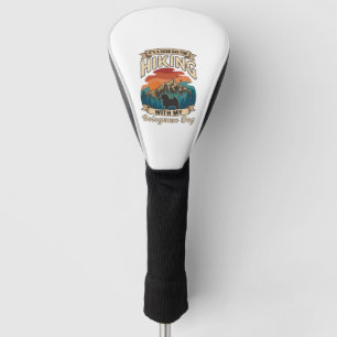 Hiking Bolognese Dog Mountains Sunset Golf Head Cover