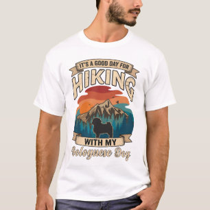 Hiking Bolognese Dog Mountains Sunset T-Shirt