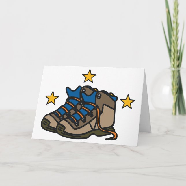 Hiking Boots Card (Front)
