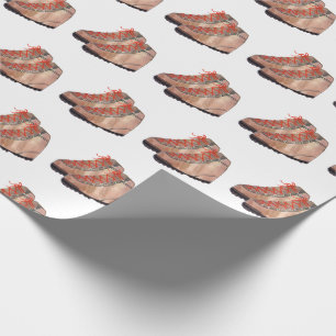 Hiking Boots  on white background Wrapping Paper