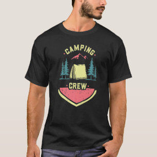 Hiking Camp Matching Campfire Summer Vacation Camp T-Shirt